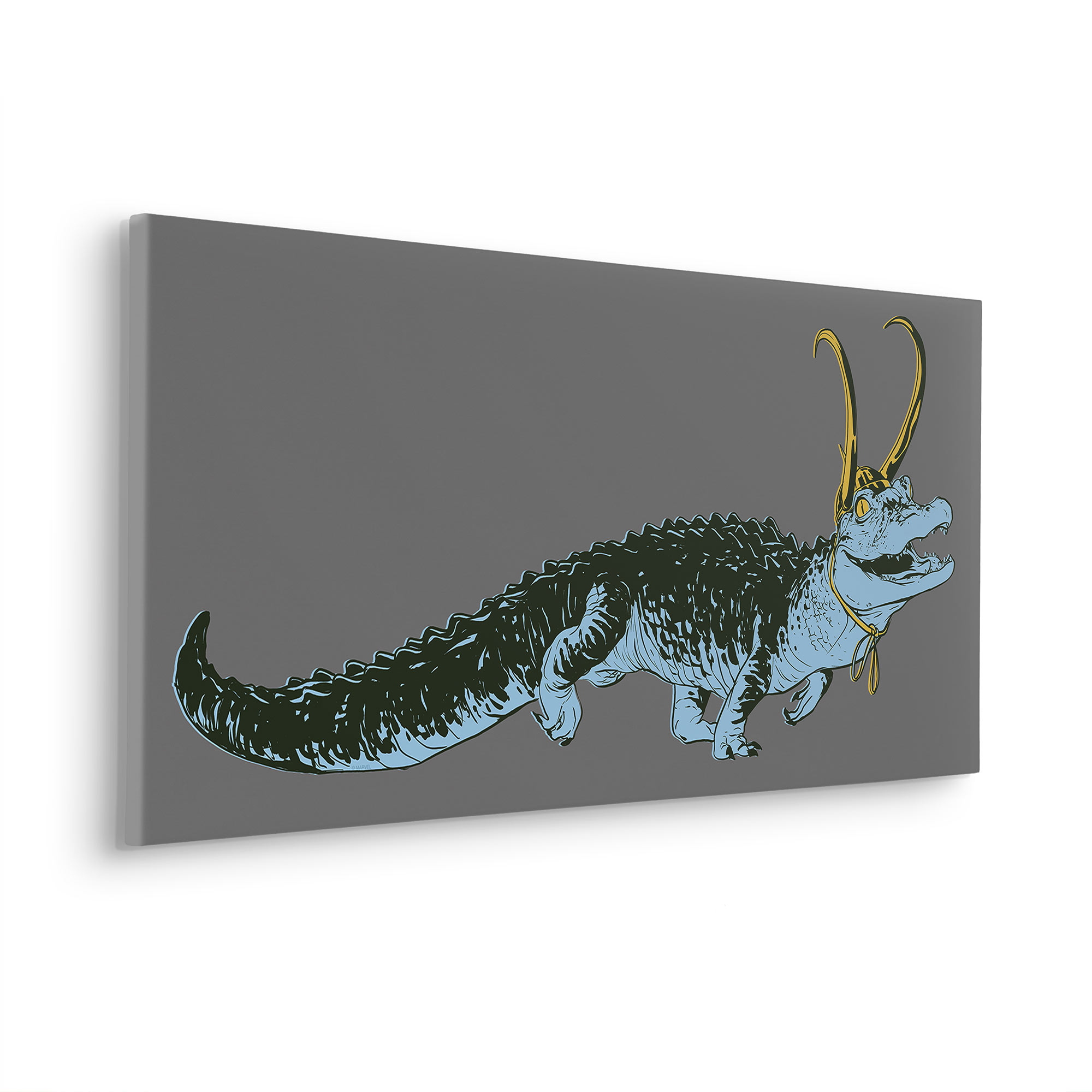 Tableau Sur Toile Loki Alligator Variance De Komar I Seulement 30 45