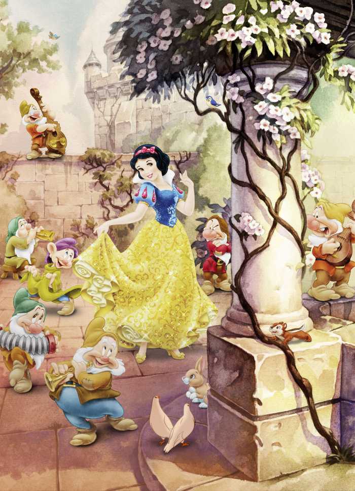 Photo murale intissé Dancing Snow White