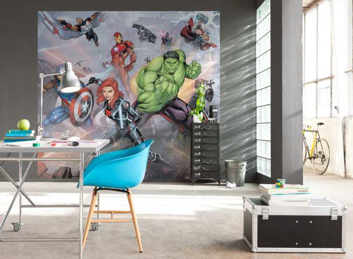 Photo murale intissé impression numérique Avengers Street Revenge