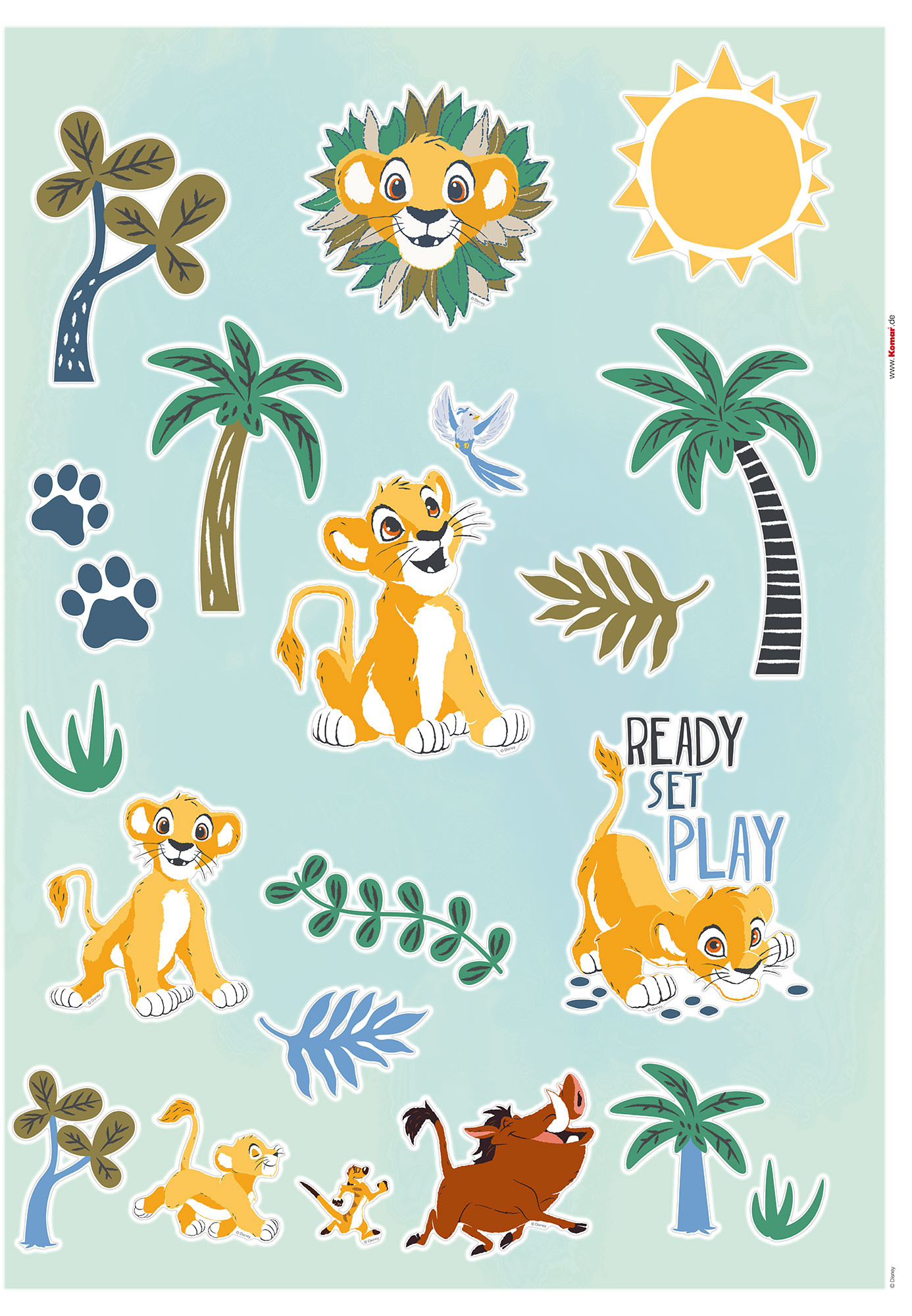 Sticker Mural Le roi Lion Vie Stickers Muraux Chambre Des Enfants