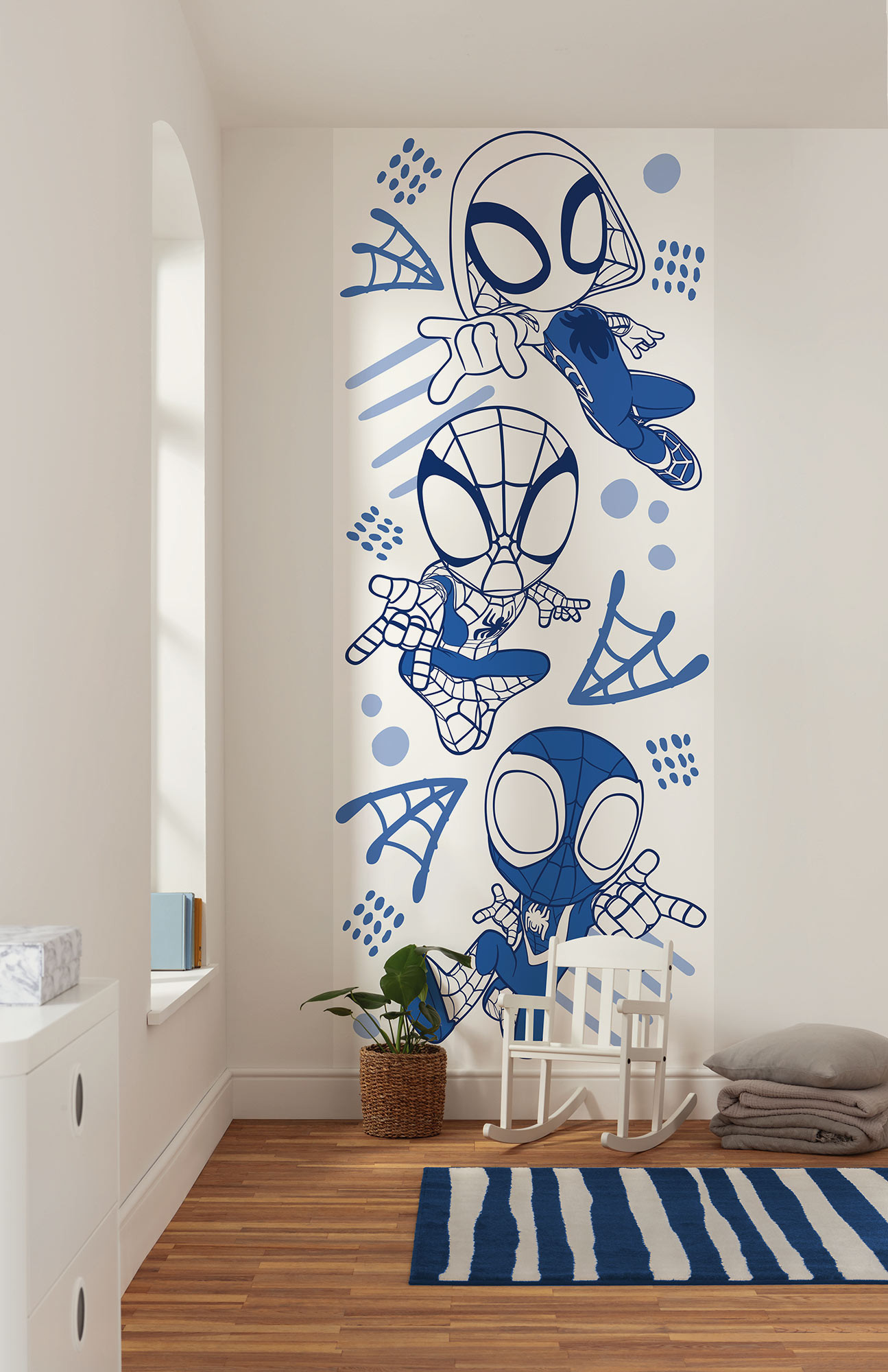 Marvel Spidey and His Amazing Friends Blue Lines