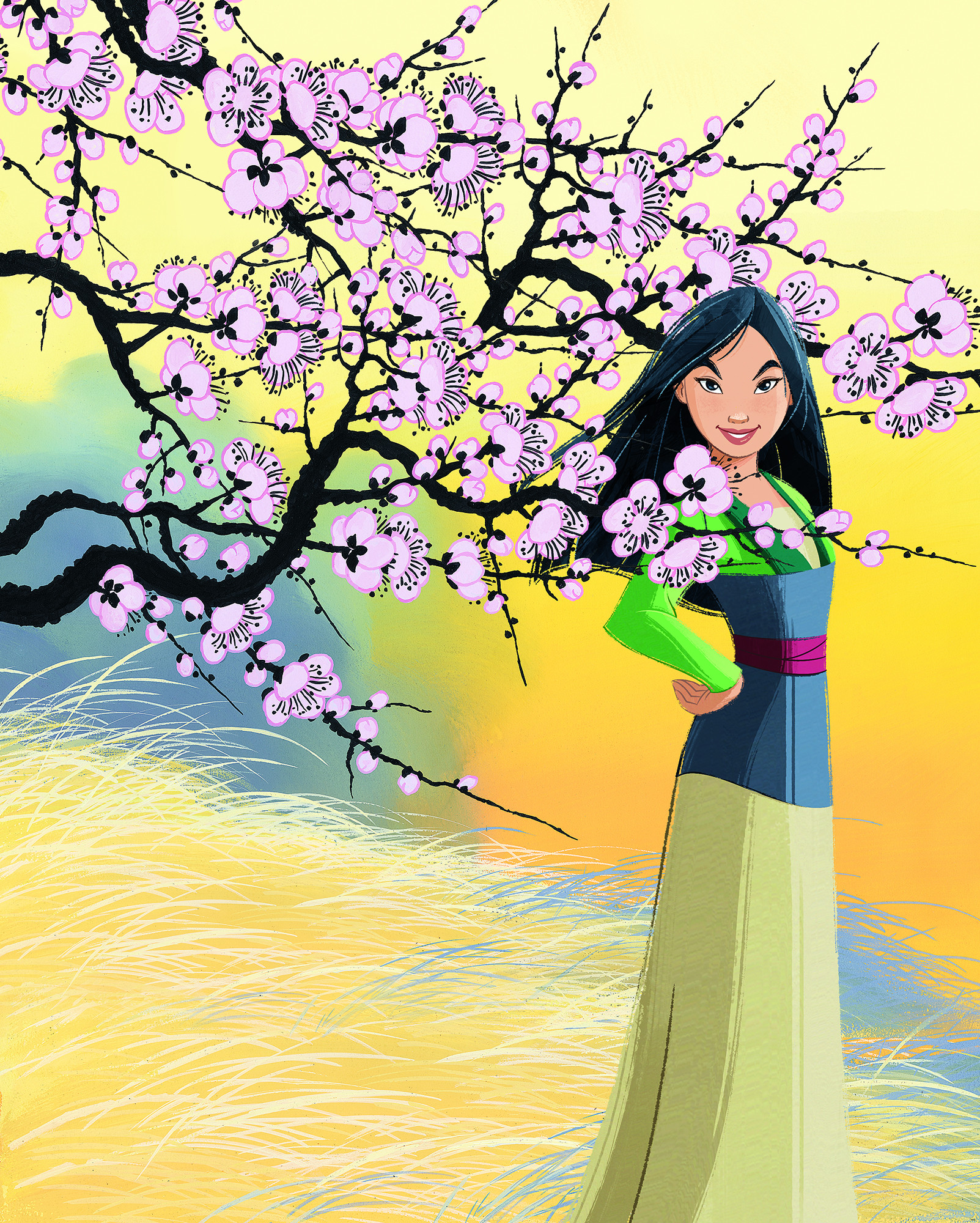 Disney Mulan Cherry Blossoms