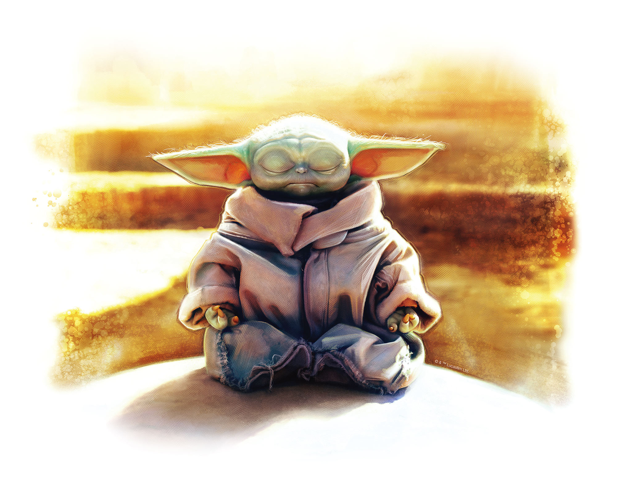 The Mandalorian - Grogu Meditation King